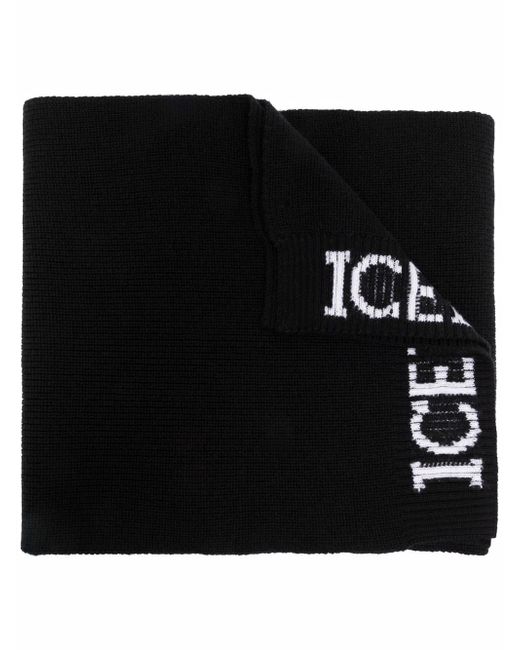 Iceberg logo print scarf