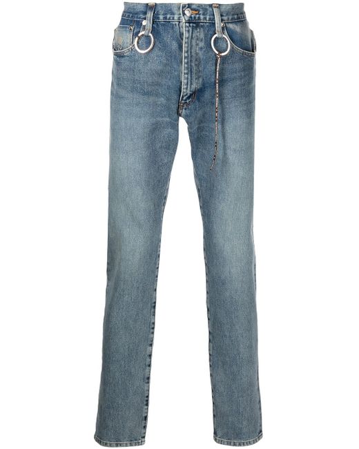 Mastermind World mid-rise slim fit jeans