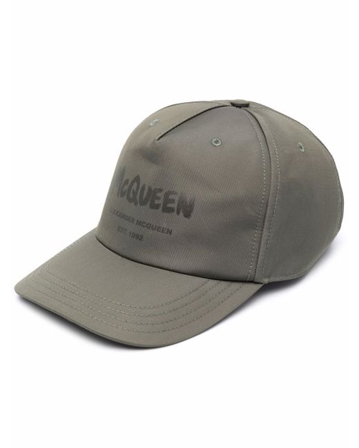 Alexander McQueen logo-printed cap