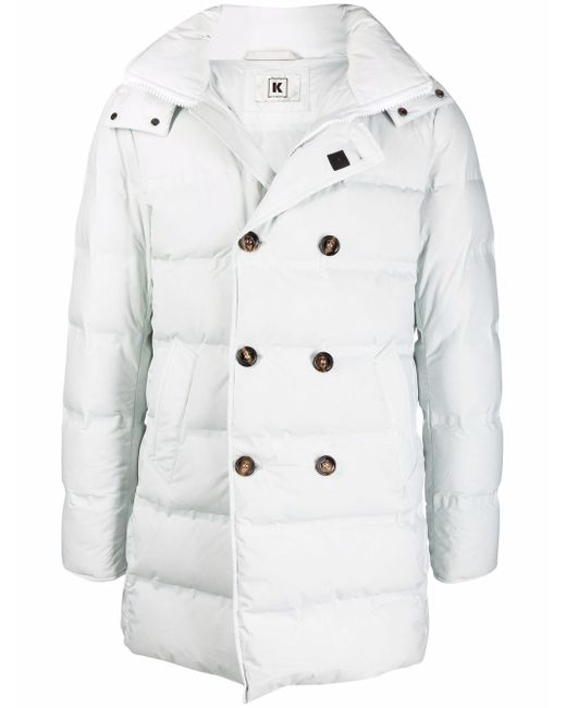 Kired double-breasted padded coat