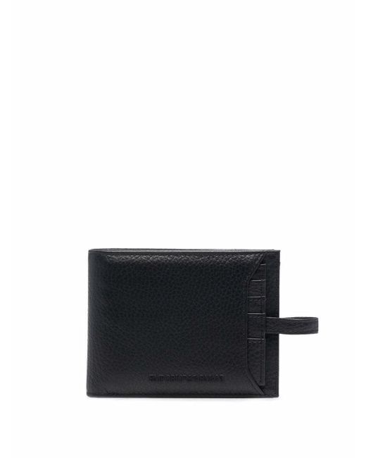 Emporio Armani pebbled-effect leather wallet