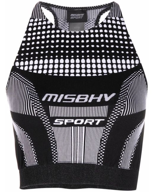 Misbhv logo-print tank top