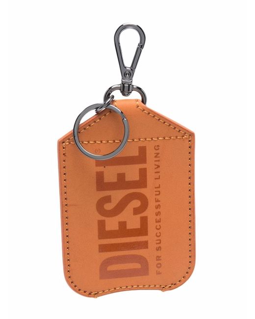 Diesel logo-print hand sanitiser holder