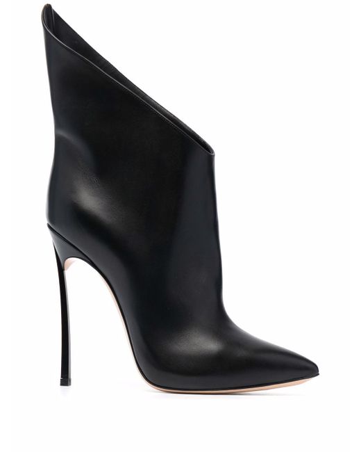 Casadei asymmetric high-heeled boots