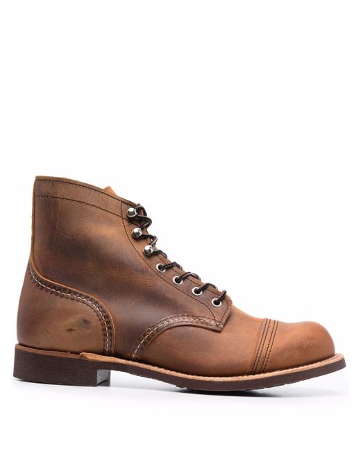Red Wing ankle lace-up boots