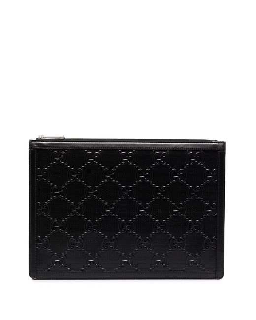 Gucci GG embossed pouch