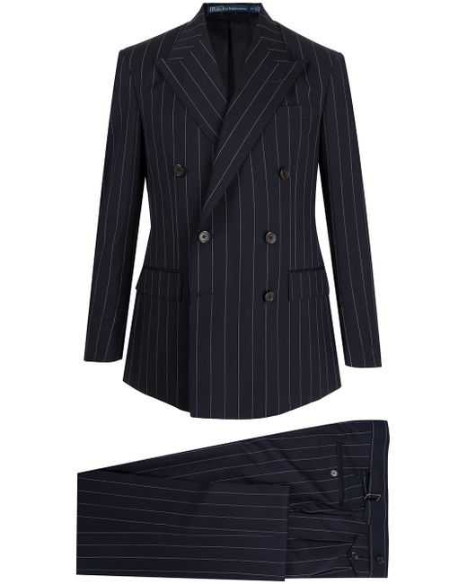 Polo Ralph Lauren pinstriped double-breasted suit
