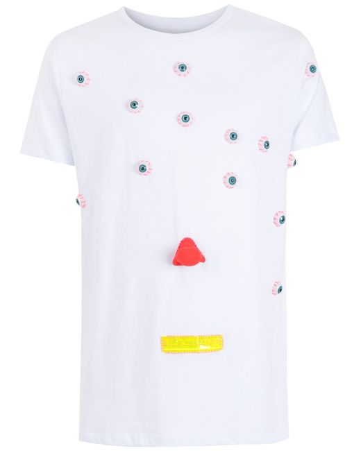 Amir Slama appliqué-detail cotton T-Shirt