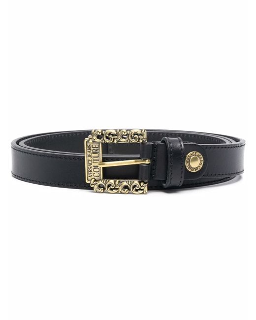 Versace Jeans Couture square-buckle leather belt