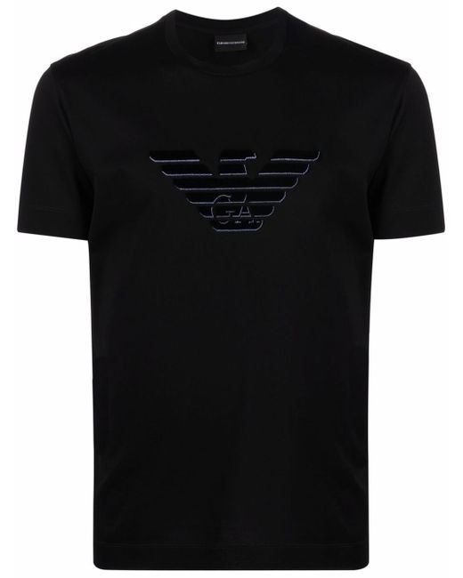Emporio Armani eagle logo cotton T-shirt