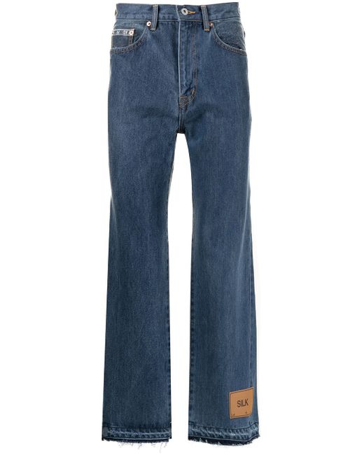 Doublet bootcut cropped jeans