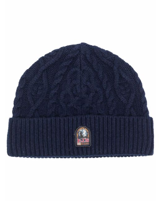 Parajumpers logo-patch knitted beanie