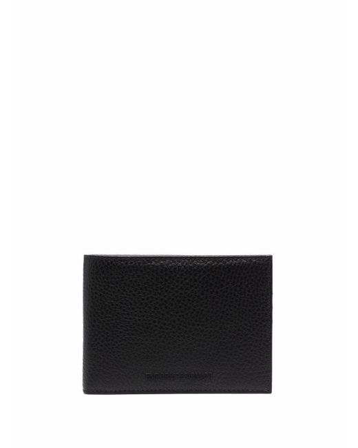 Emporio Armani pebbled bi-fold wallet