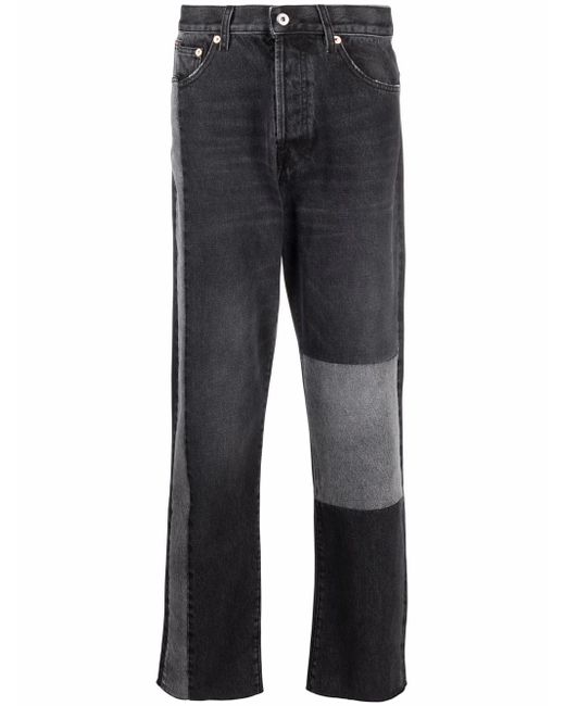 Valentino patchwork straight-leg trousers