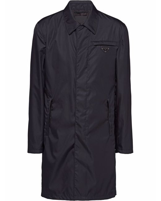 Prada Re-Nylon button-front raincoat