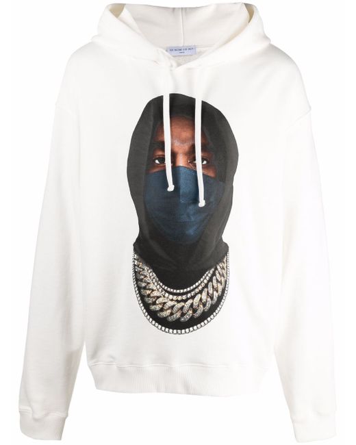 Ih Nom Uh Nit graphic-print cotton hoodie