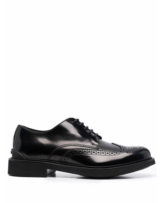Tod's polished leather full brogues