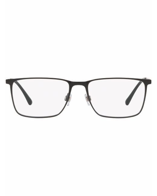 Giorgio Armani matte square-frame glasses