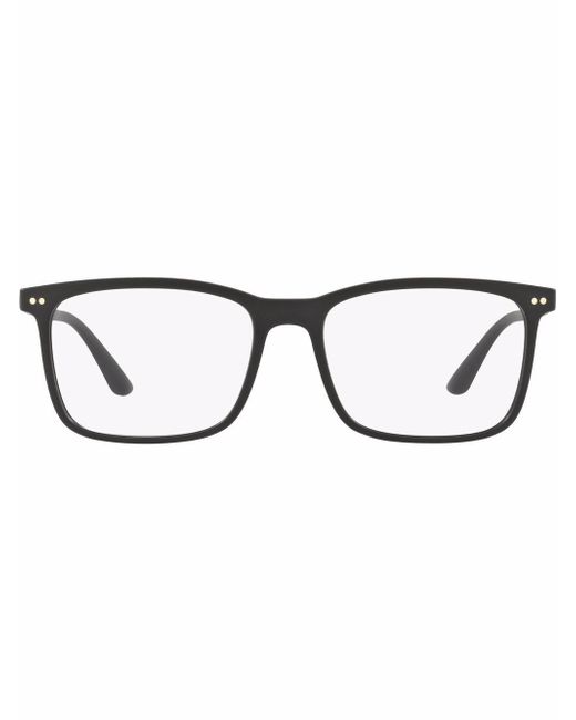 Giorgio Armani matte-finish square glasses