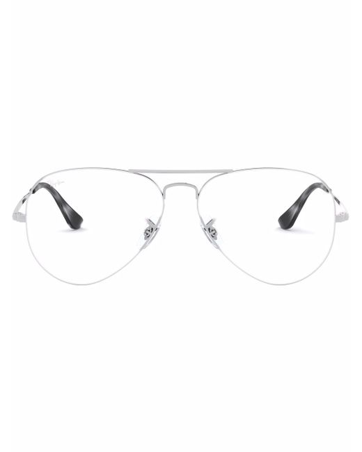 Ray-Ban aviator-frame metal glasses