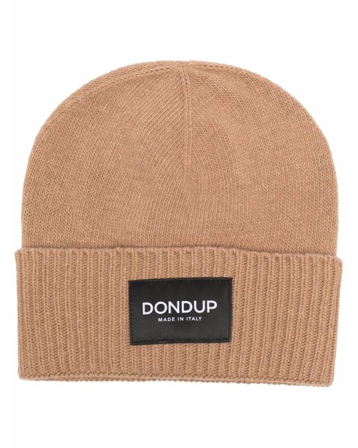 Dondup logo-patch knitted beanie