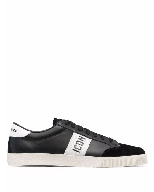 Dsquared2 Icon print low-top sneakers