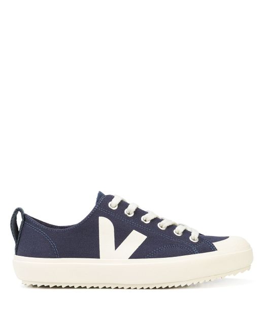 Veja lace-up logo sneakers