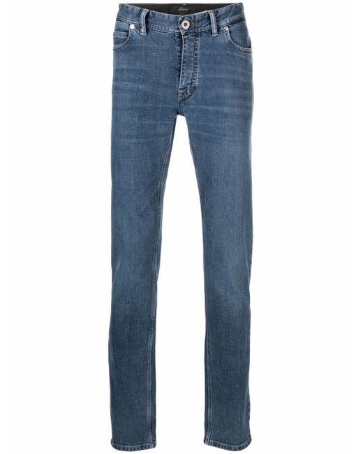 Brioni mid-rise skinny jeans