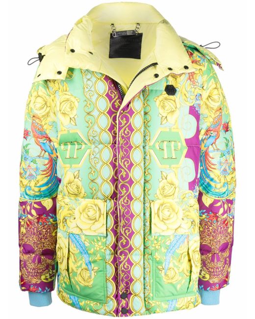 Philipp Plein baroque pattern-print jacket