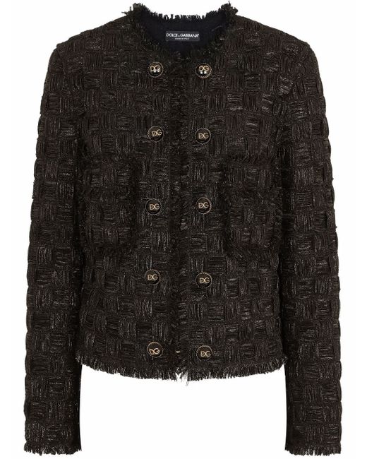 Dolce & Gabbana lamé jacquard Gabbana jacket