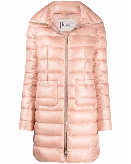 Herno padded zip-up coat