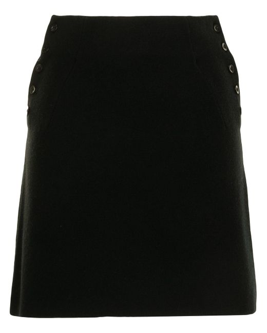 N.Peal high-waisted knitted skirt