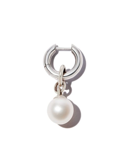 M Cohen pearl single earring