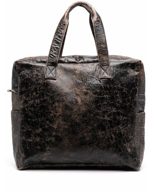 Giorgio Brato vintage-look leather tote bag