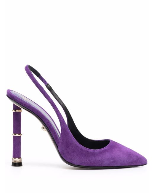 Alevì pointed-toe slingback pumps