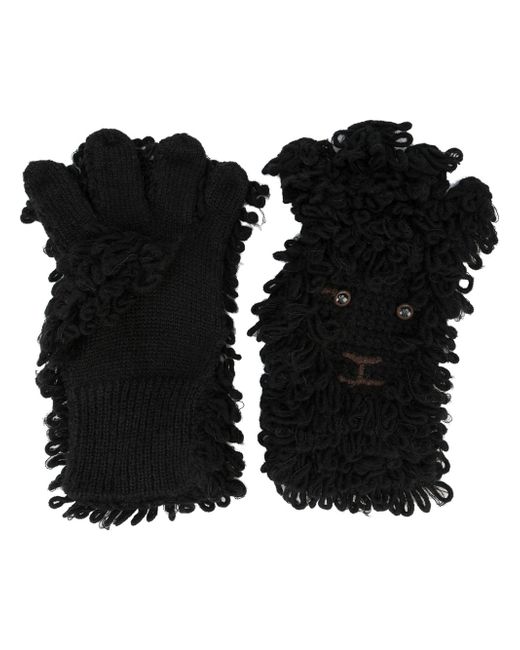 Doublet loop knit animal gloves