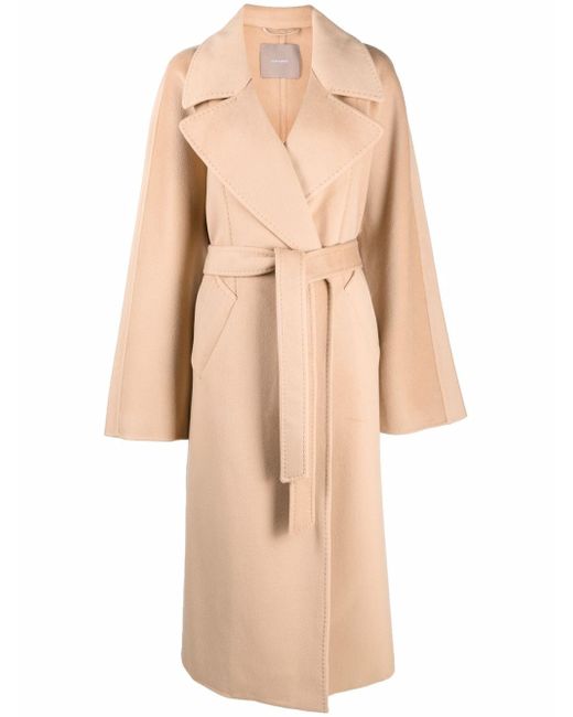 12 Storeez belted wool-cashmere coat