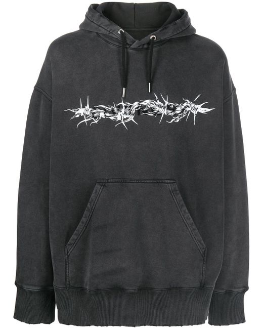 Givenchy Barbed Wire printed hoodie