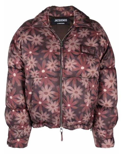 Jacquemus floral-print padded jacket