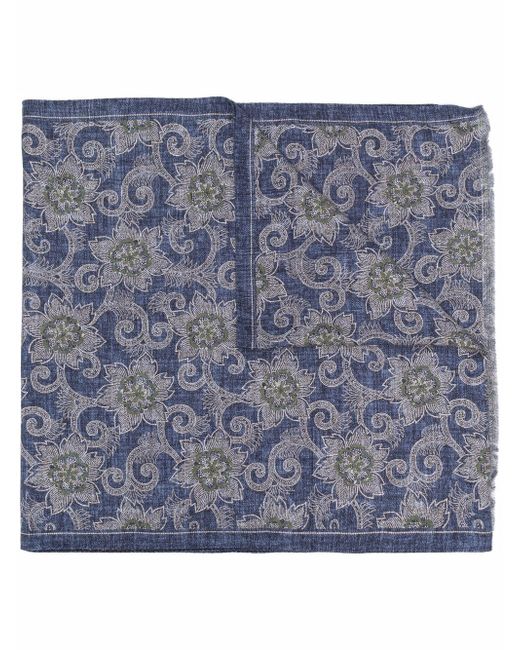 Lady Anne patterned jacquard silk scarf