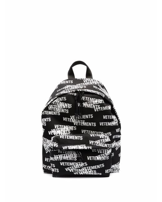 Vetements all-over logo-print backpack