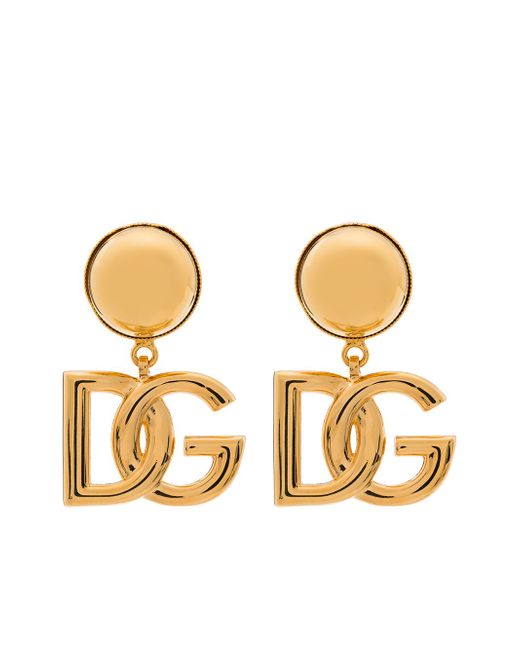 Dolce & Gabbana DG Logo clip-on earrings