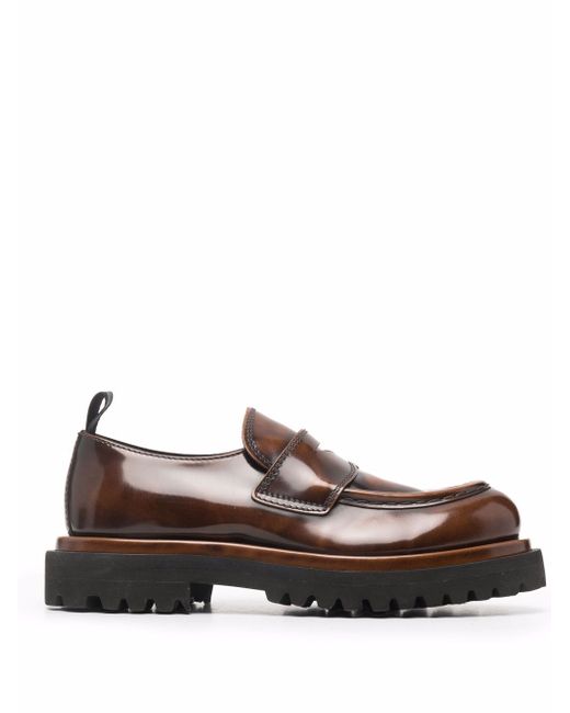 Officine Creative polished calf leather loafers