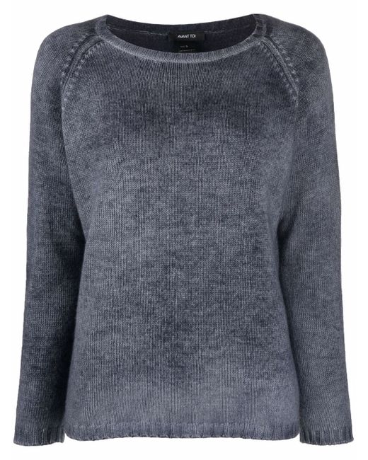 Avant Toi melange-effect knitted sweater