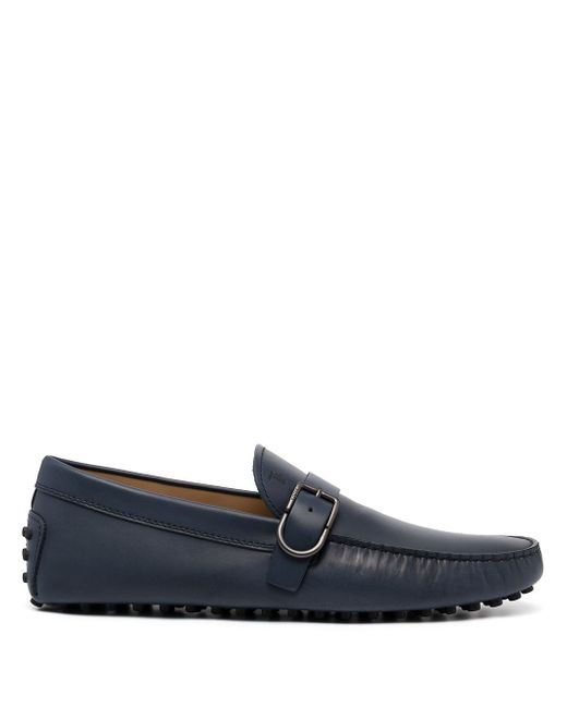 Tod's Gommino buckle leather loafers