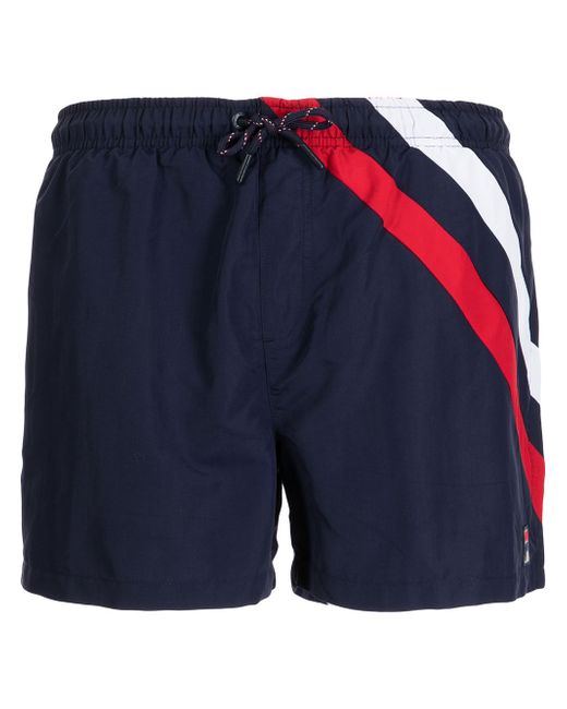 Fila logo-patch swim shorts