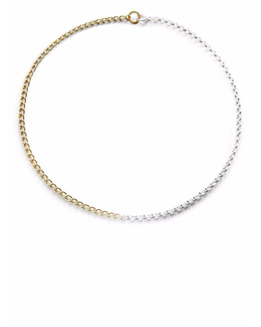 Norma Jewellery Aquila two-tone necklace