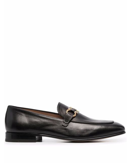 Salvatore Ferragamo square-toe leather loafers