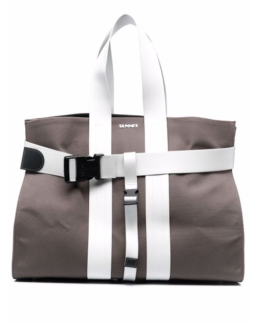 Sunnei buckle-fastened tote bag