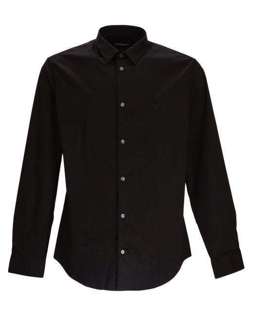 Emporio Armani stretch-fit button-up shirt
